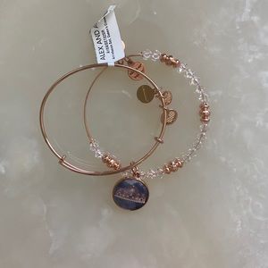 Alex & Ani set, rose gold tone